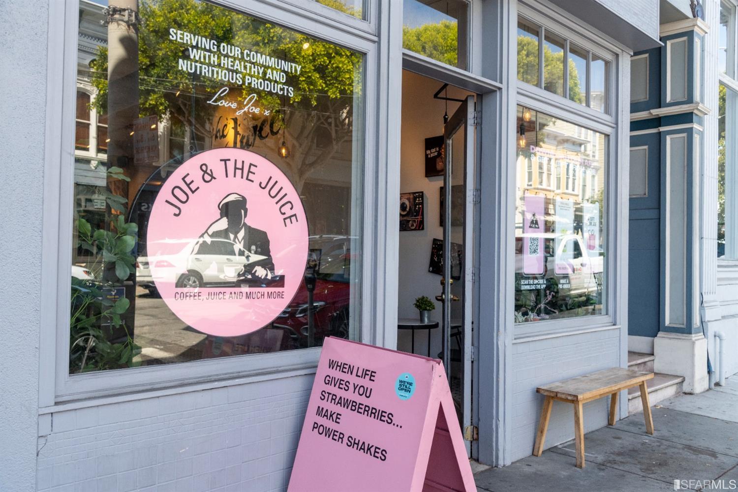 1805 Buchanan Street, Unit 3B San Francisco, CA 94115 - Photo 54 of 55 a view of a two chair in the balcony with a potted plant