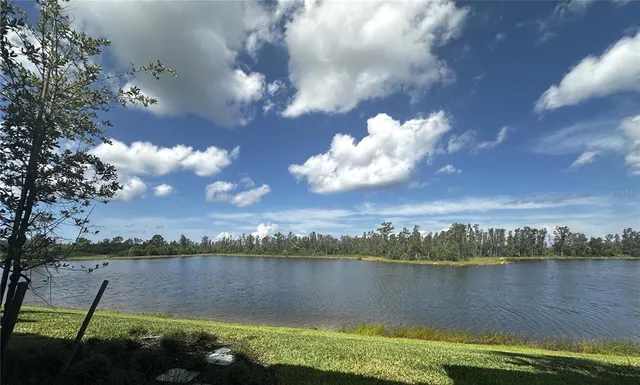 a front view of a house with garden and trees