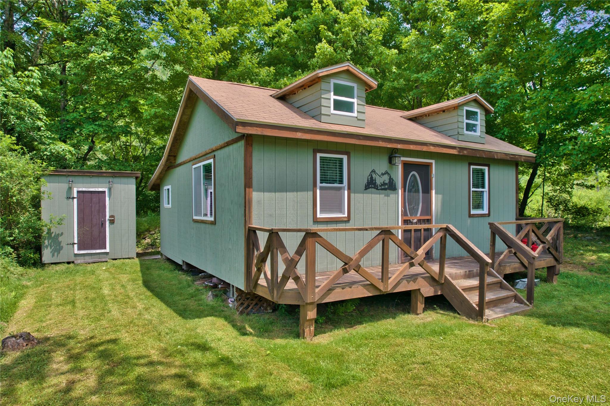 641 Debruce Road Livingston Manor, NY 12758 - Photo 33 of 47 Backyard cabin with storage shed