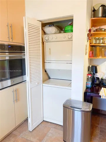 a view of a balcony with wooden floor