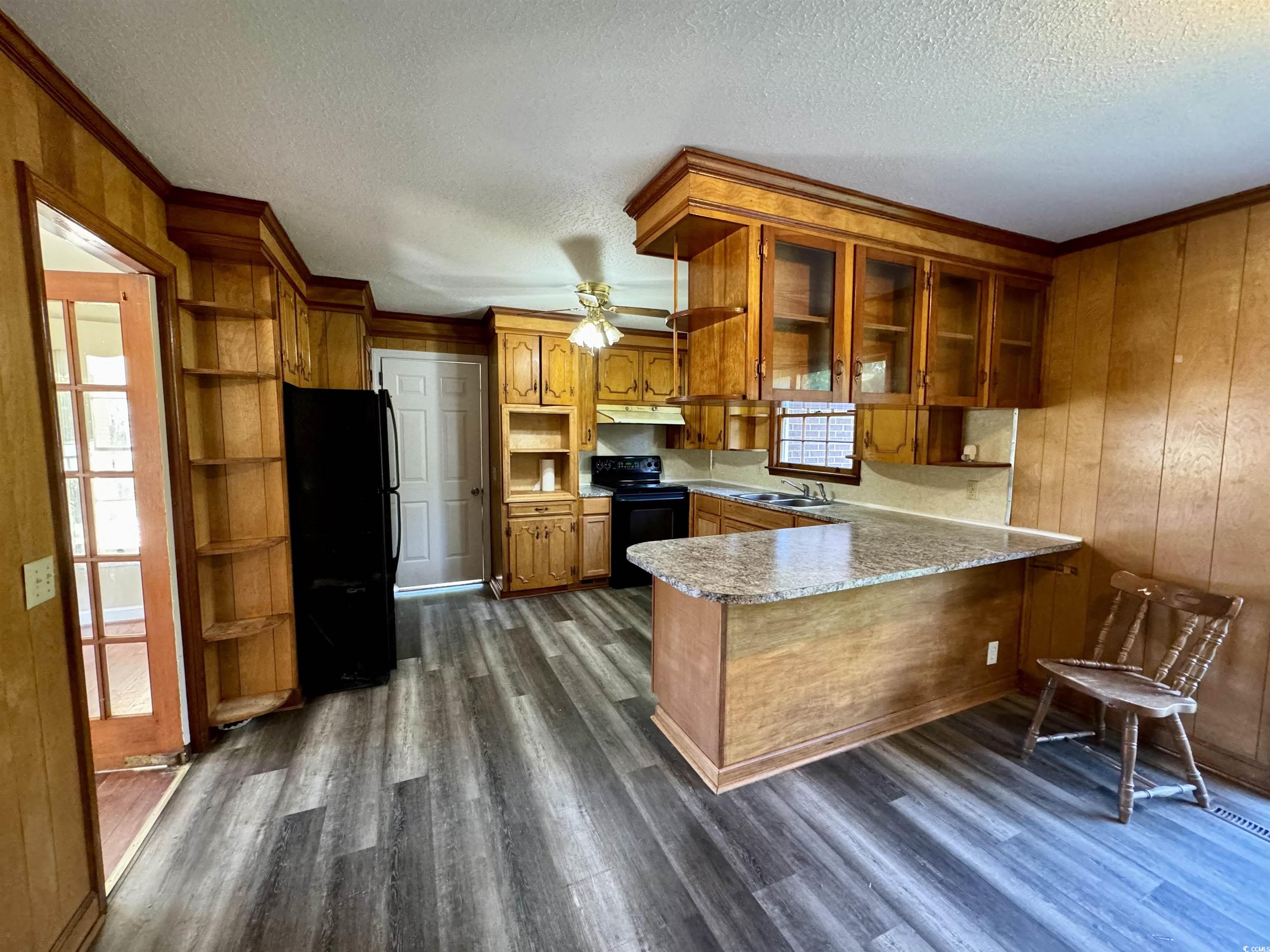 409 North Main Street Hemingway, SC 29554 - Photo 9 of 27 Kitchen with a wealth of natural light, black appl