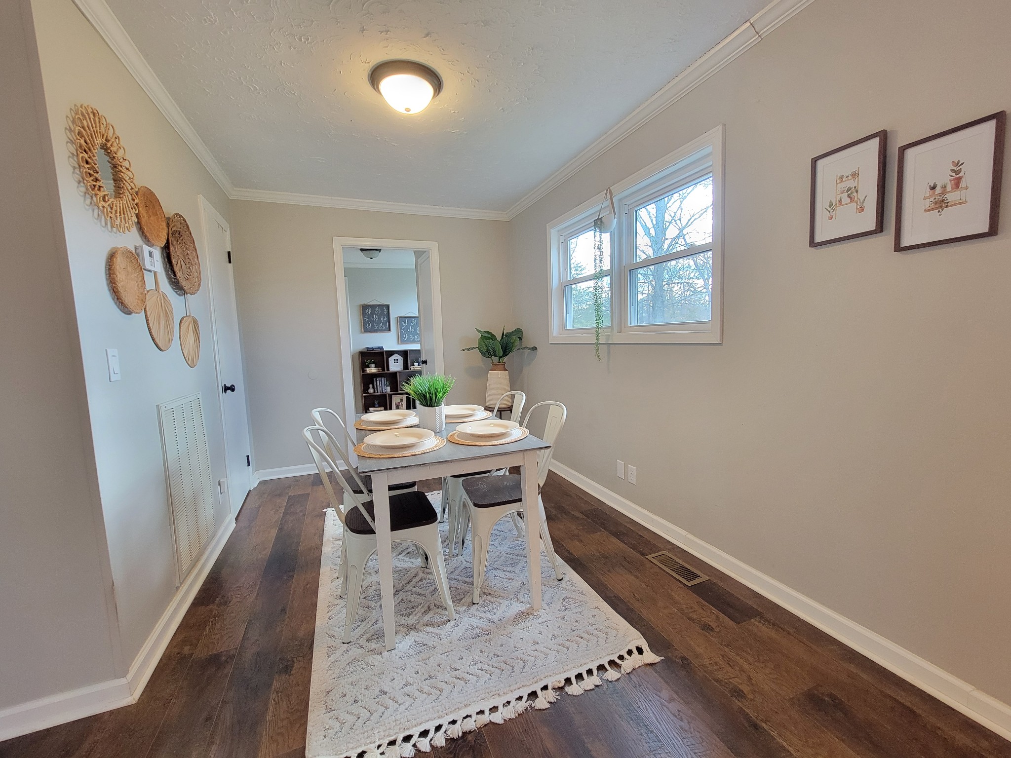 185 B Y Brown Road Charlotte, TN 37036 - Photo 16 of 52 a view of a workspace with furniture and window