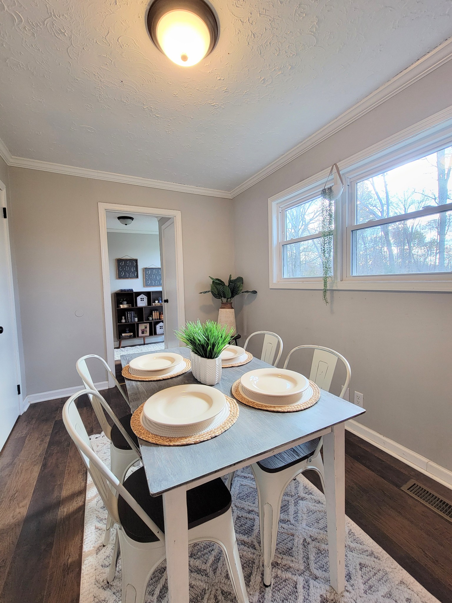 185 B Y Brown Road Charlotte, TN 37036 - Photo 18 of 52 a view of a dining room with furniture and window