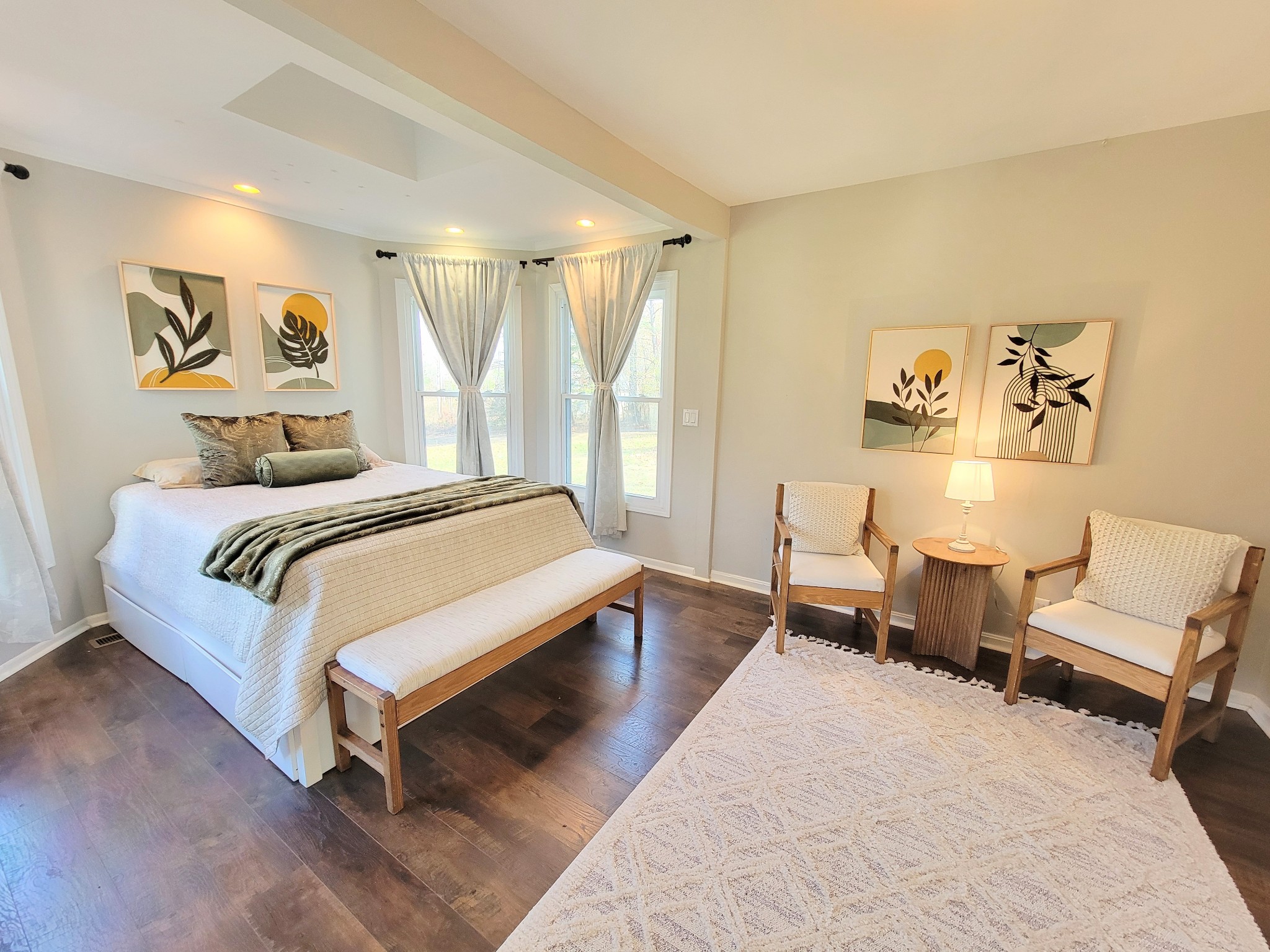 185 B Y Brown Road Charlotte, TN 37036 - Photo 23 of 52 a bedroom with a bed and a couch