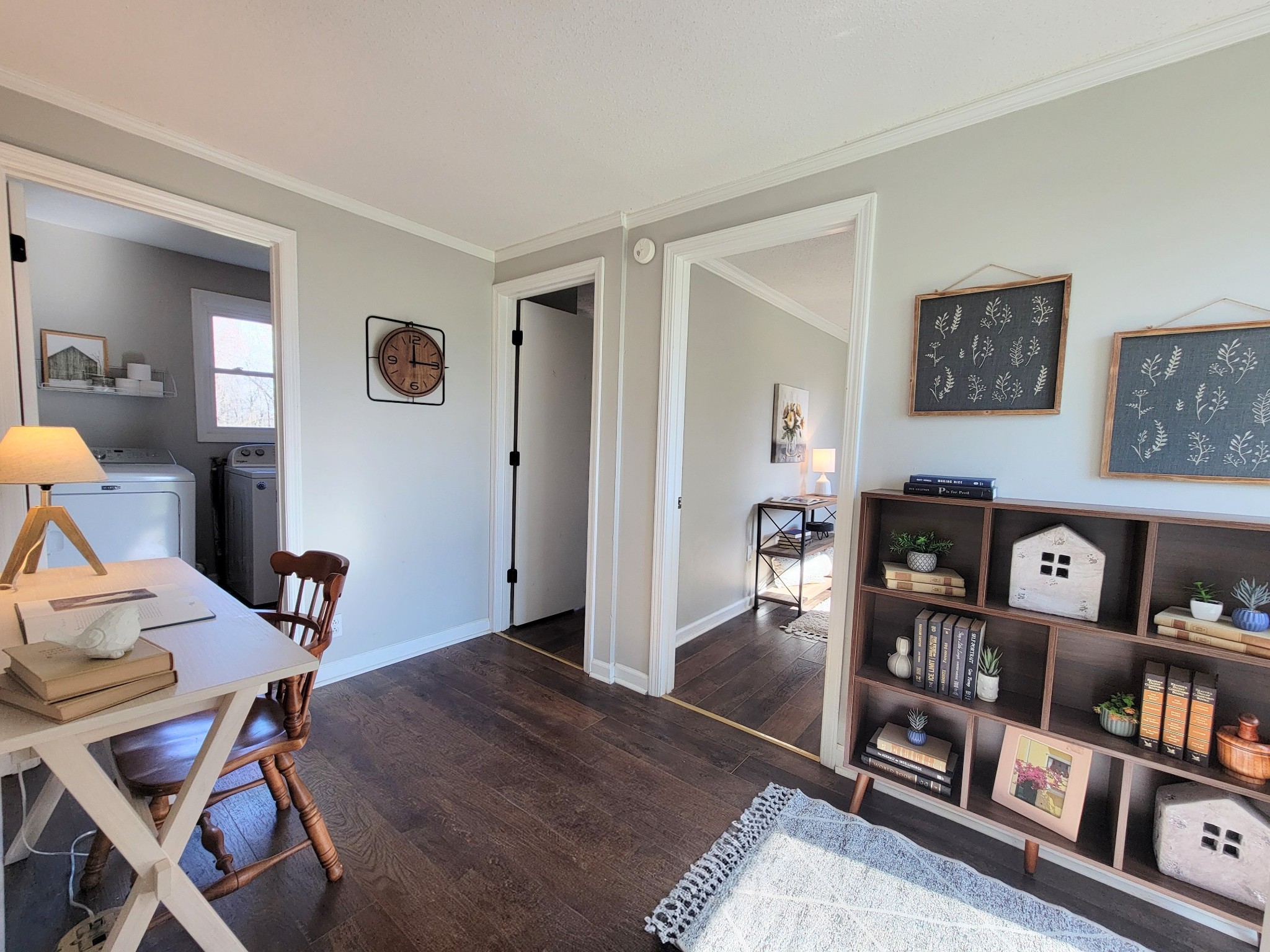 185 B Y Brown Road Charlotte, TN 37036 - Photo 30 of 52 a bedroom with furniture and a book shelf