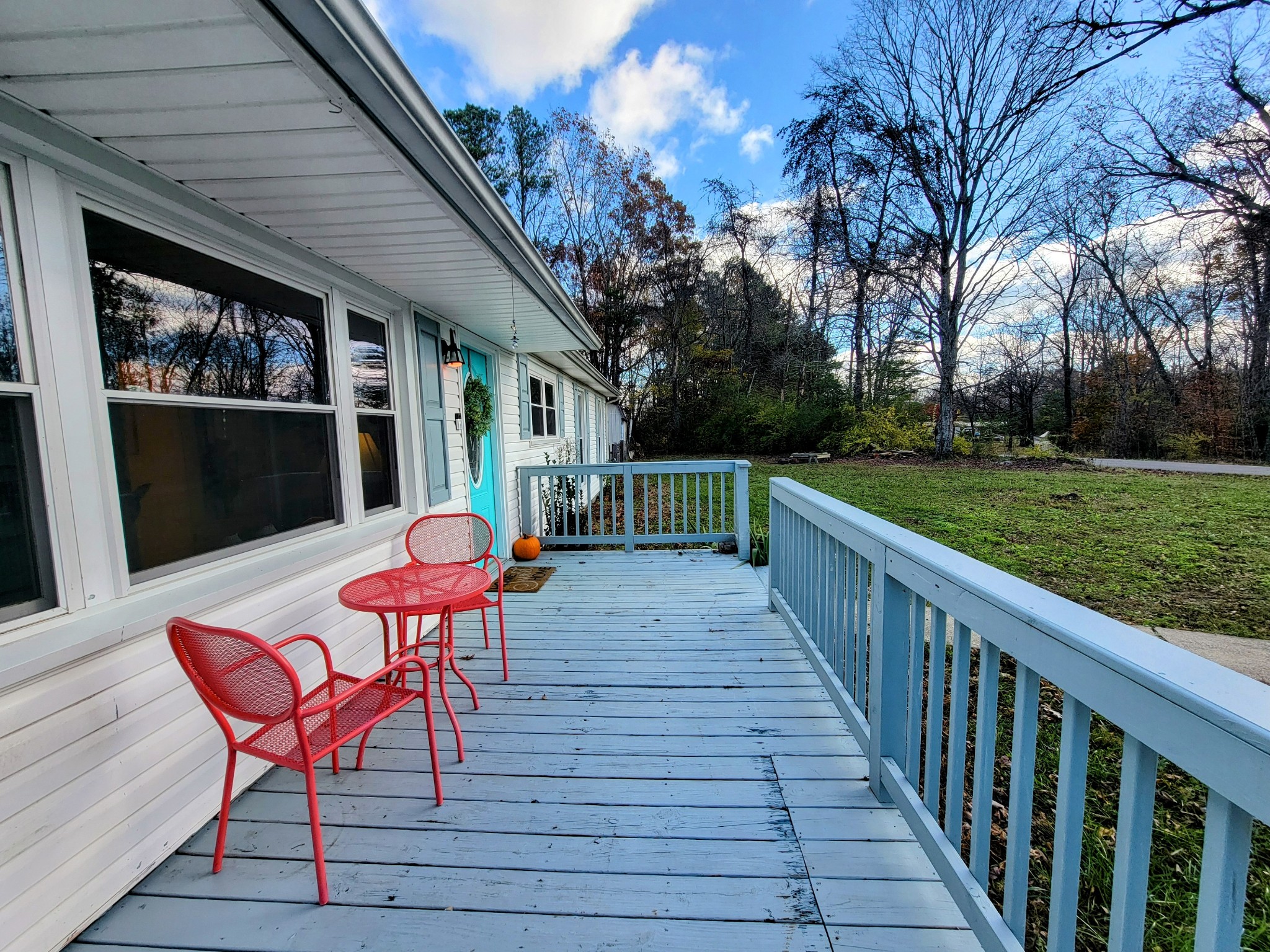 185 B Y Brown Road Charlotte, TN 37036 - Photo 7 of 52 a view of a chairs on the roof deck