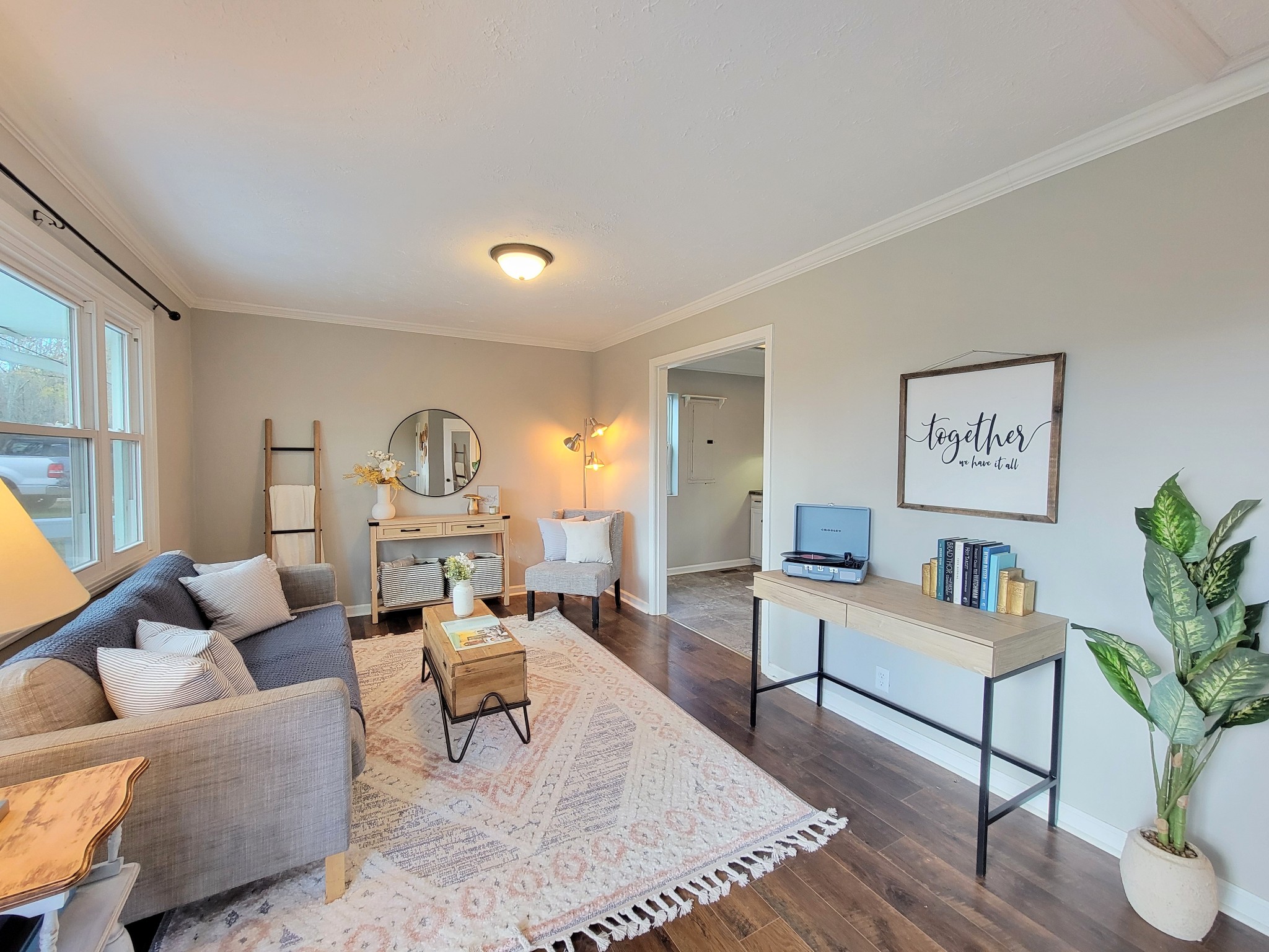 185 B Y Brown Road Charlotte, TN 37036 - Photo 10 of 52 a living room with furniture and a table