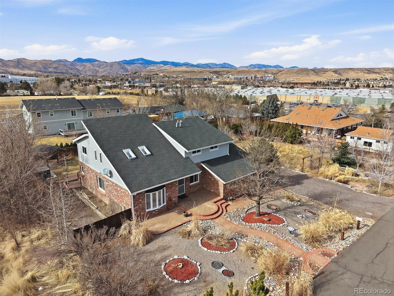 767 Ellis Street Golden, CO 80401 - Photo 47 of 50 an aerial view of a house with a outdoor space