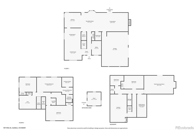 $975,000 | 767 Ellis Street, Golden, CO 80401