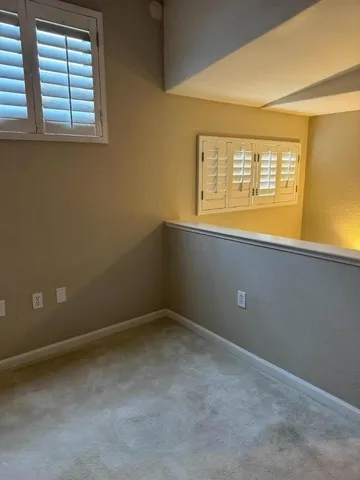a close view of a glass door shower