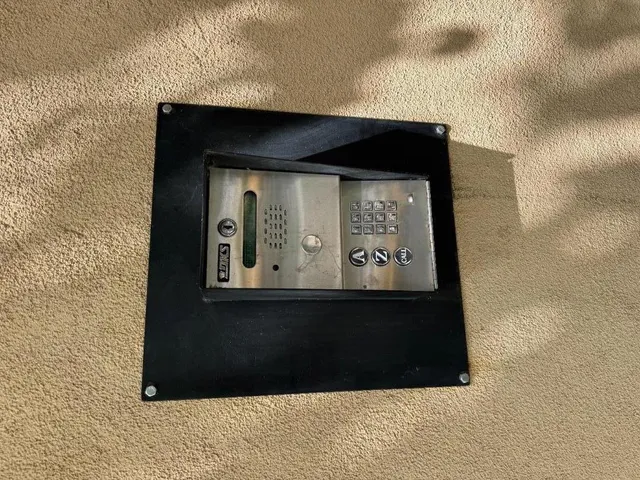 a view of swimming pool with seating space