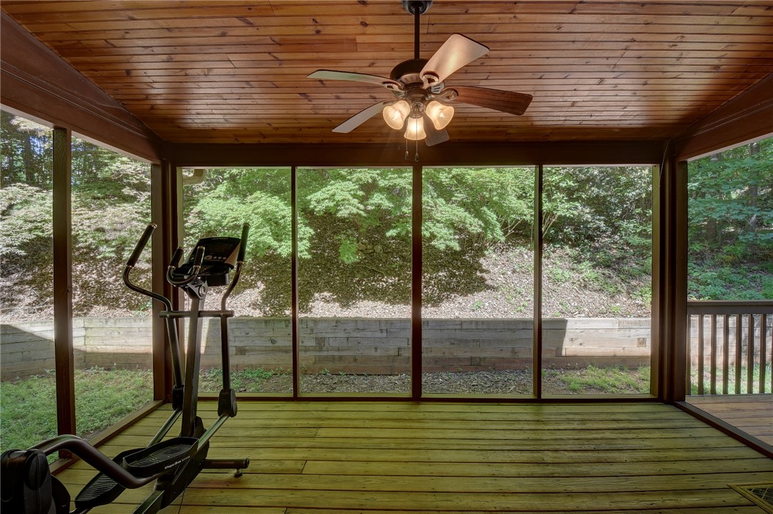 2011 Ridgeview Lane Seneca, SC 29678 - Photo 31 of 37 This inviting screened porch offers serene views and a tranquil retreat for relaxation or recreation.