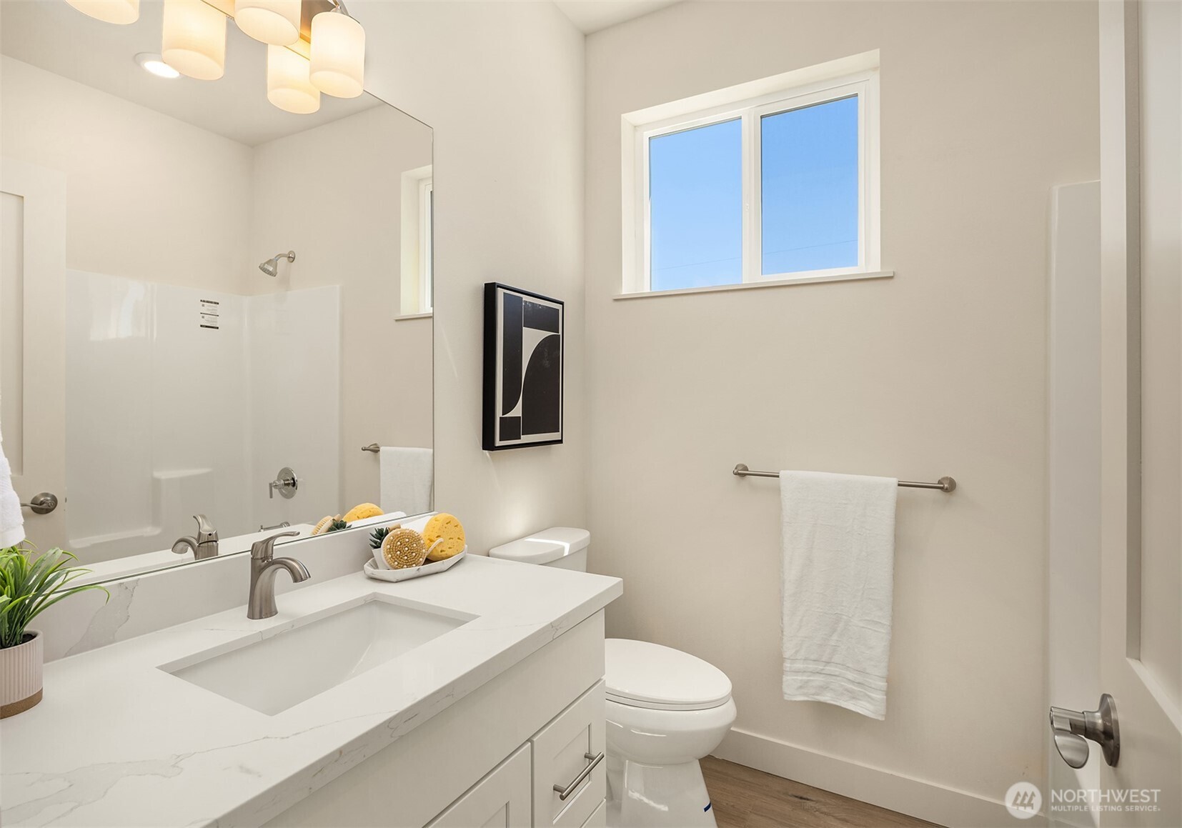 6618 52nd Avenue West University Place, WA 98467 - Photo 12 of 26 a bathroom with a sink toilet and shower