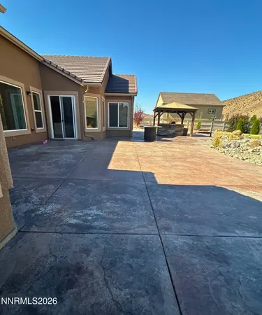 a house view with a yard
