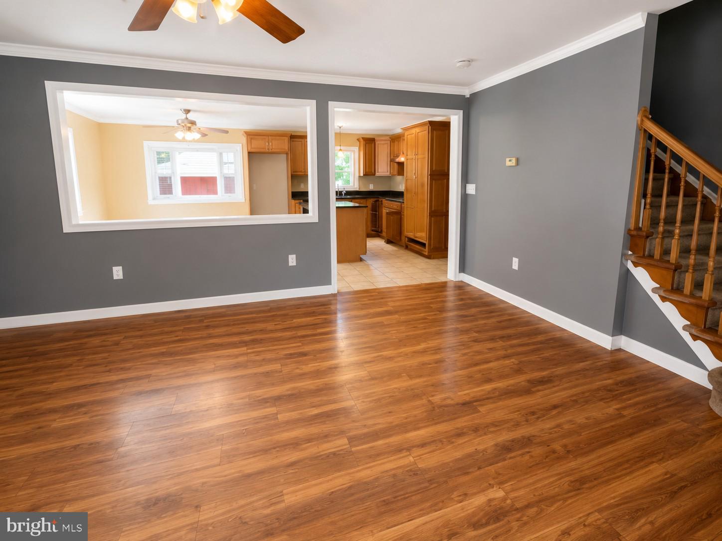 173 Arneys Mt Road Pemberton, NJ 08068 - Photo 6 of 24 an empty room with wooden floor and a window