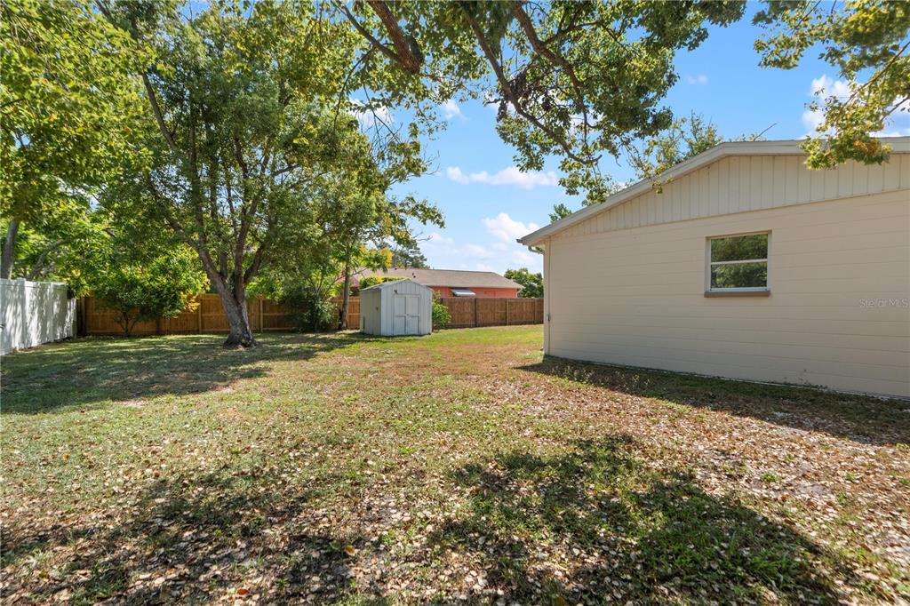 4008 Windswept Avenue Spring Hill, FL 34606 - Photo 30 of 32 a backyard of a house with lots of green space