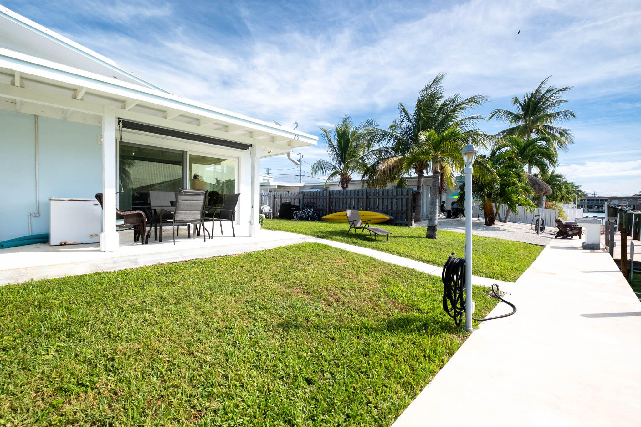 261 9th Street Key Colony Beach, FL 33051 - Photo 27 of 42 Dock - Covered Patio