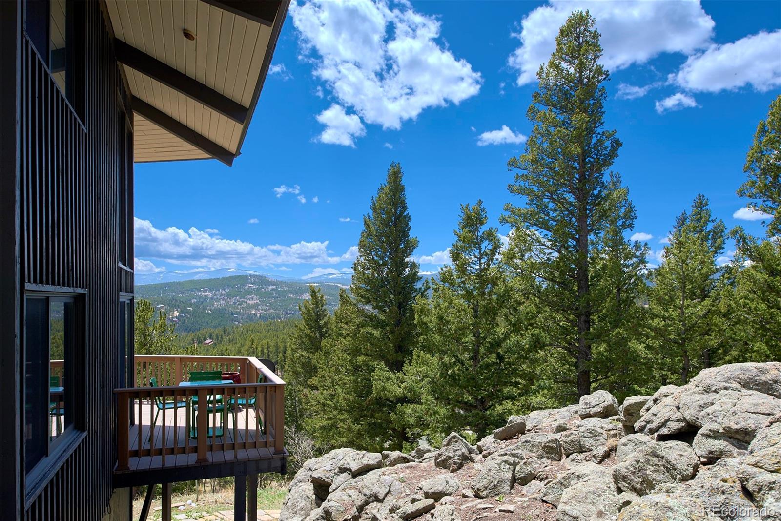 918 Ridge Road Nederland, CO 80466 - Photo 11 of 35 a view of a balcony with furniture
