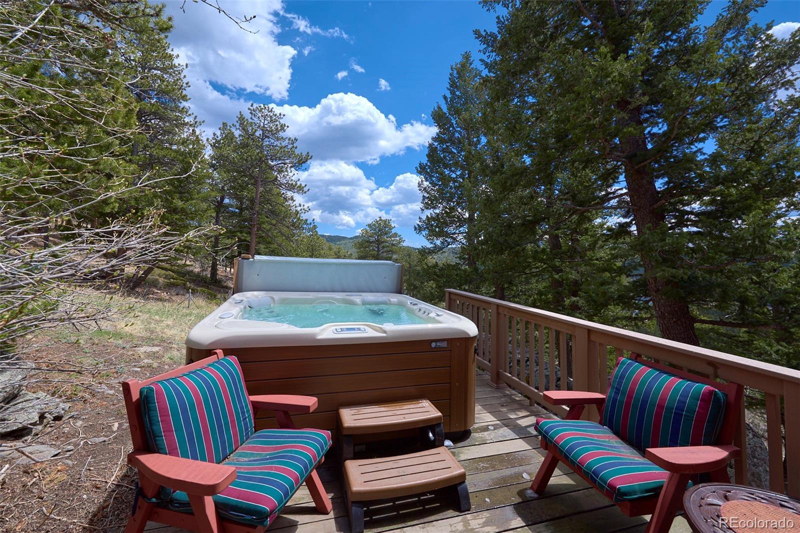 918 Ridge Road Nederland, CO 80466 - Photo 5 of 35 a view of a chairs in the roof deck