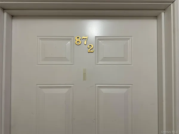 a view of front door