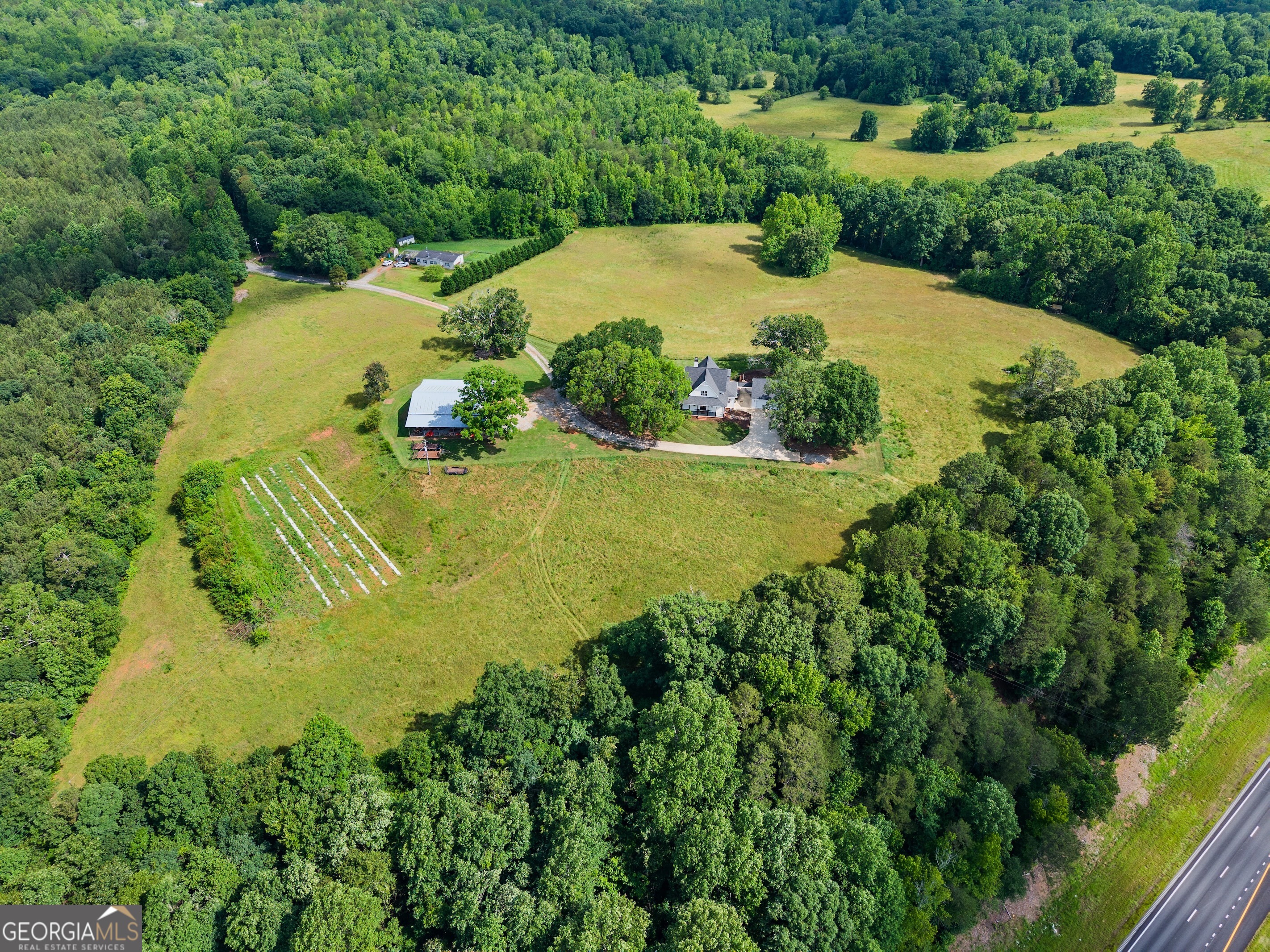 0 Hubert Harris Road Cornelia, GA 30531 - Photo 17 of 19 an aerial view of a swimming pool