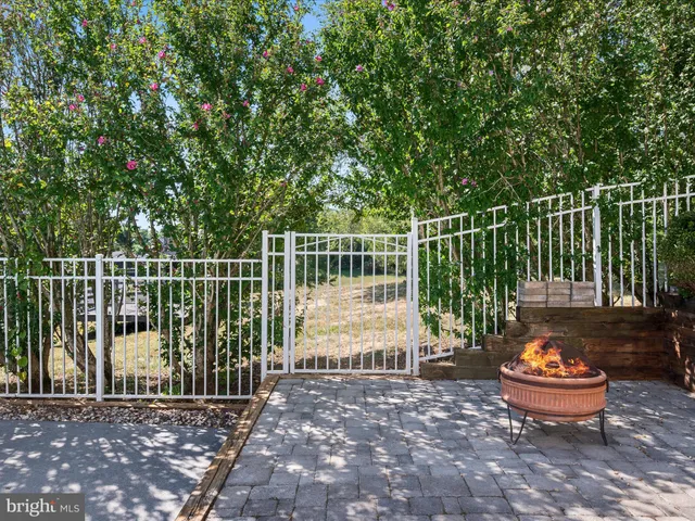 an empty room with a door