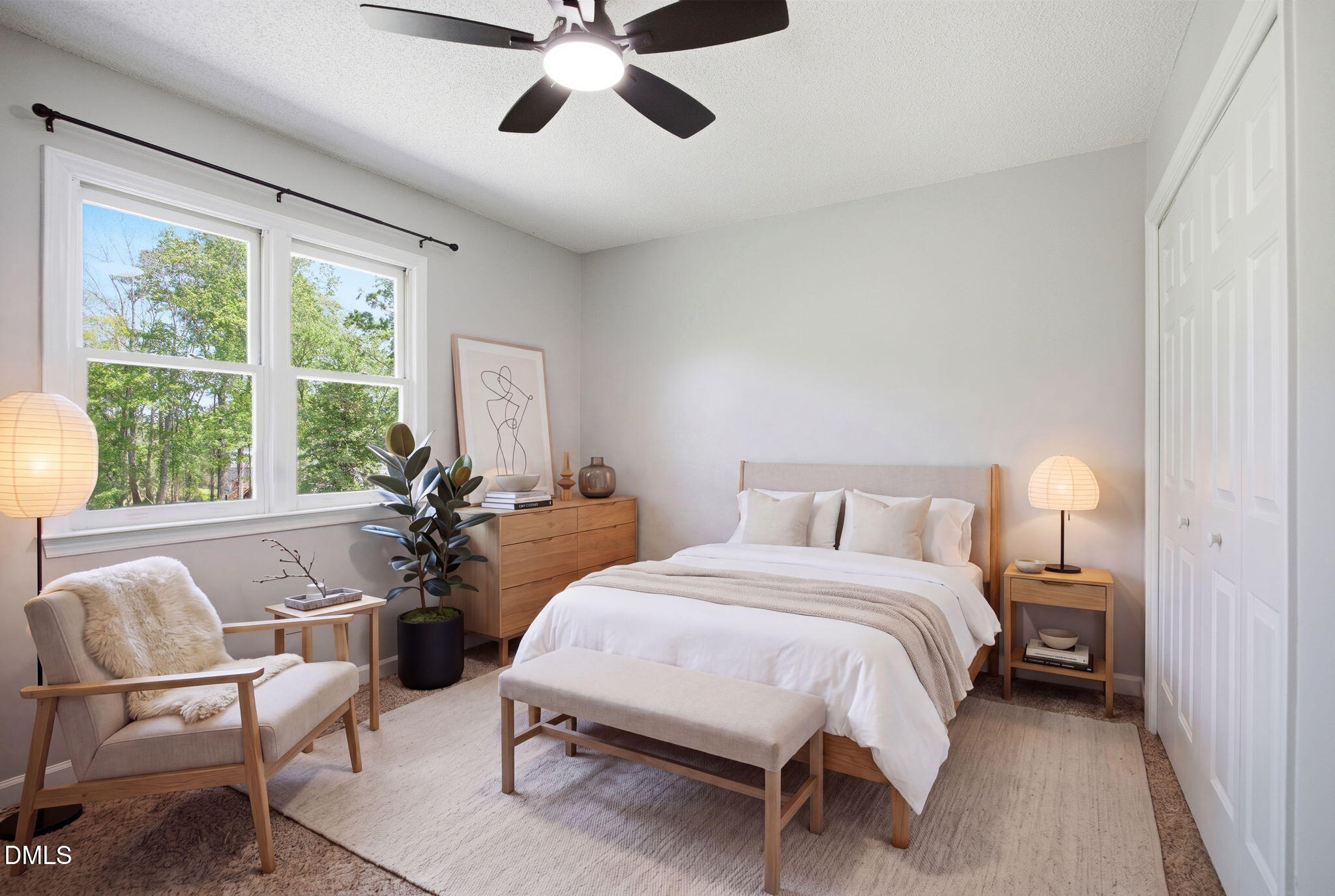 1626 Oakland Hills Way Raleigh, NC 27604 - Photo 7 of 25 a bedroom with a bed and wooden floor