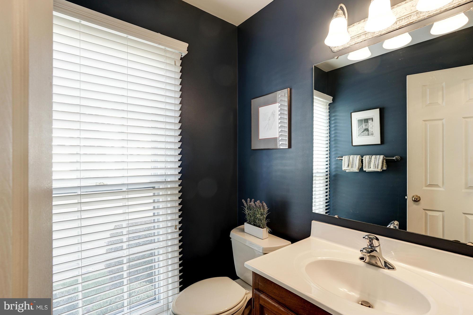 7415 Ridge Oak Court Springfield, VA 22153 - Photo 8 of 30 a bathroom with a sink a toilet and mirror