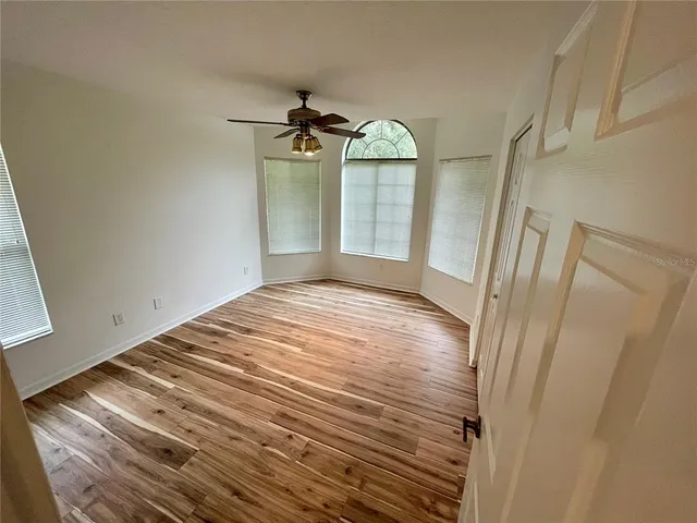a view of a room with a staircase