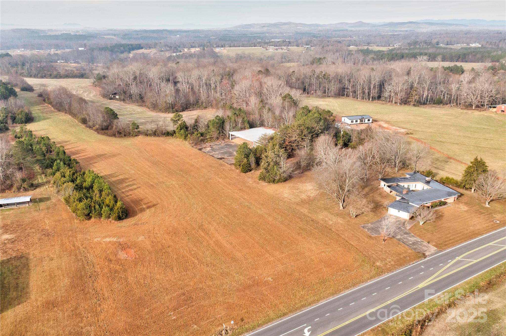 3809 Polkville Road Shelby, NC 28150 - Photo 44 of 48 a view of a yard with a snow