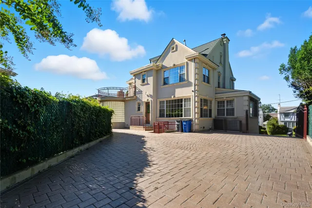 a view of a street with houses