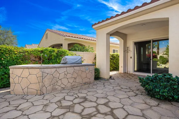 a view of a entryway door front of house