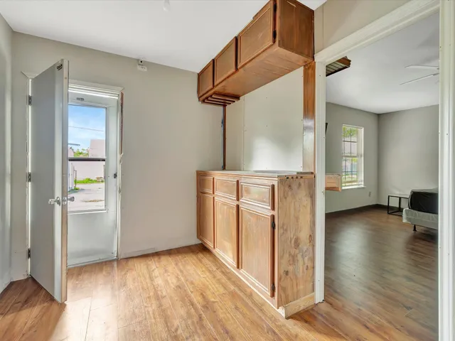 wooden floor in an empty room