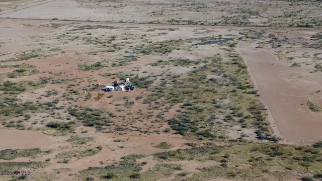 a view of a dry yard
