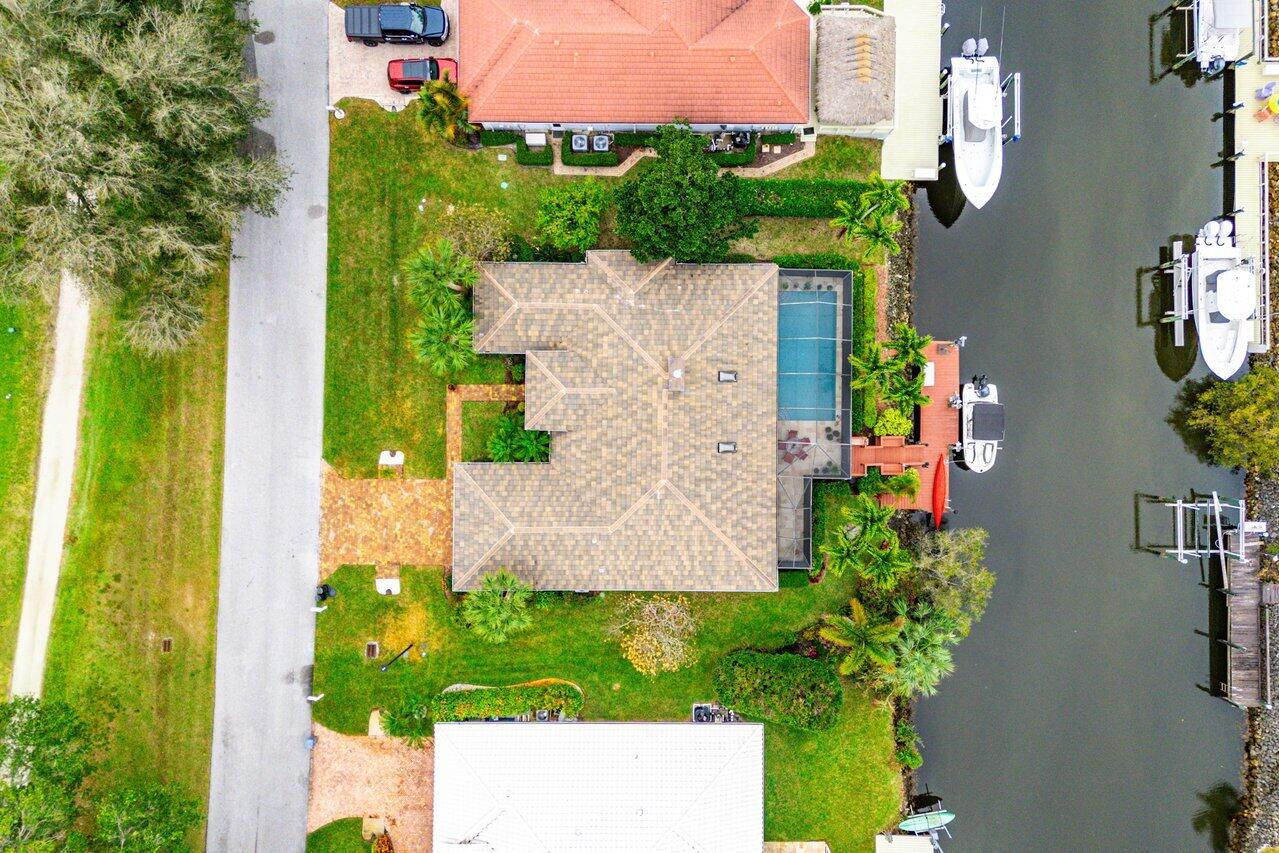 8794 Southeast Riverfront Terrace Jupiter, FL 33469 - Photo 51 of 68 Canal Aerial