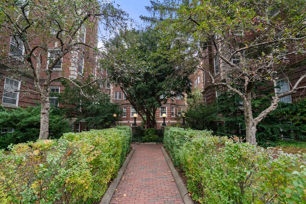 43 Linnaean Street, Unit 32 Cambridge, MA 02138 - Photo 20 of 20 a view of a pathway with a garden