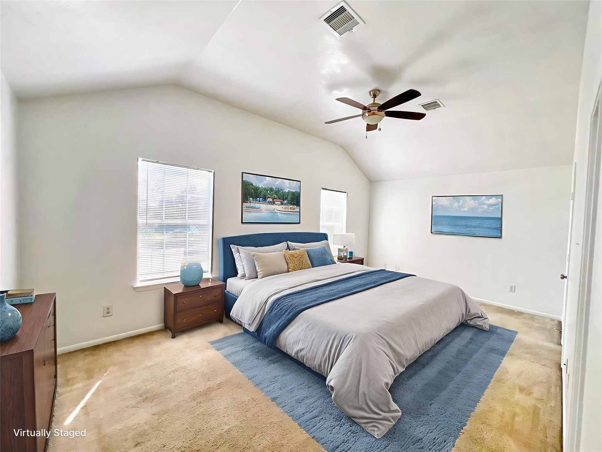 17250 April Valley Court Houston, TX 77084 - Photo 14 of 33 Virtually staged primary bedroom