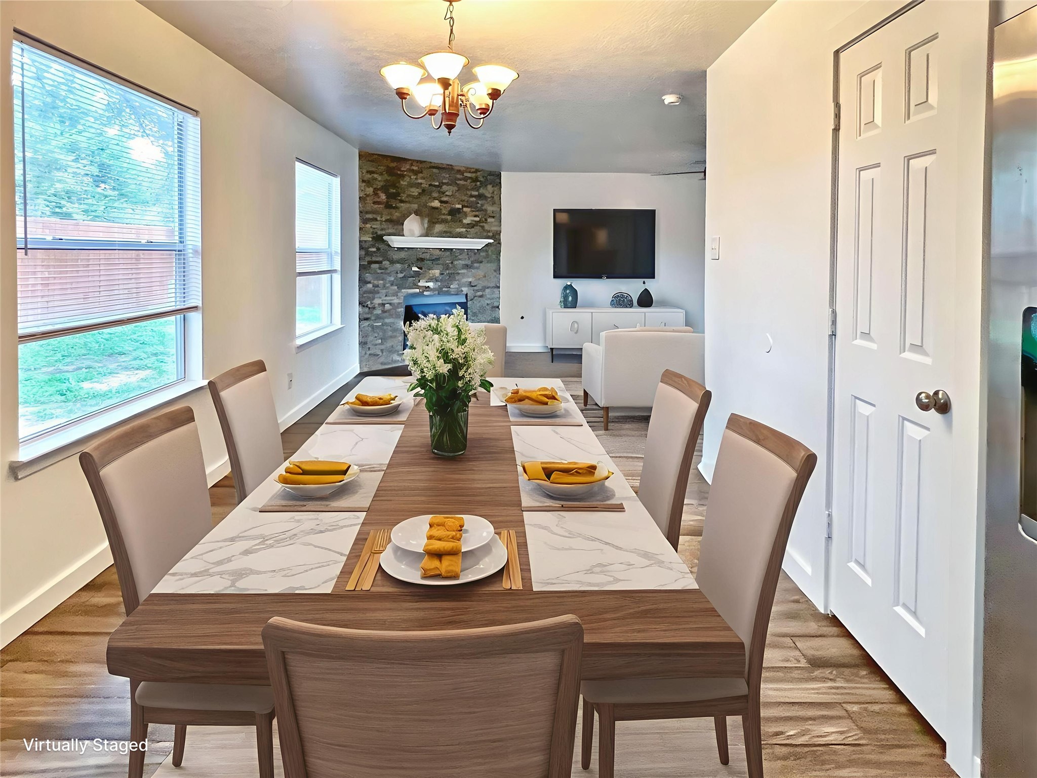 17250 April Valley Court Houston, TX 77084 - Photo 10 of 33 Virtually staged dining area