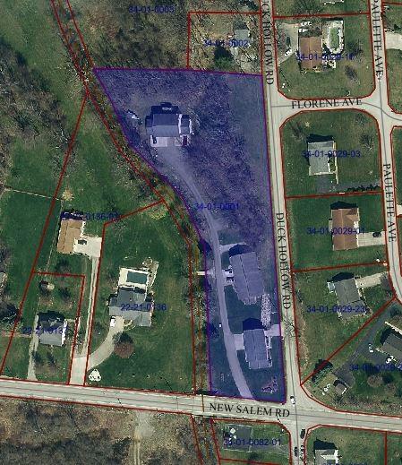 258 New Salem Road Uniontown, PA 15401 - Photo 5 of 6 an aerial view of waterside residential houses