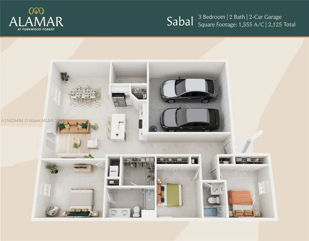 $2,390 | 15760 Southwest Hammock Way, Unit SABAL, Indiantown, FL 34956