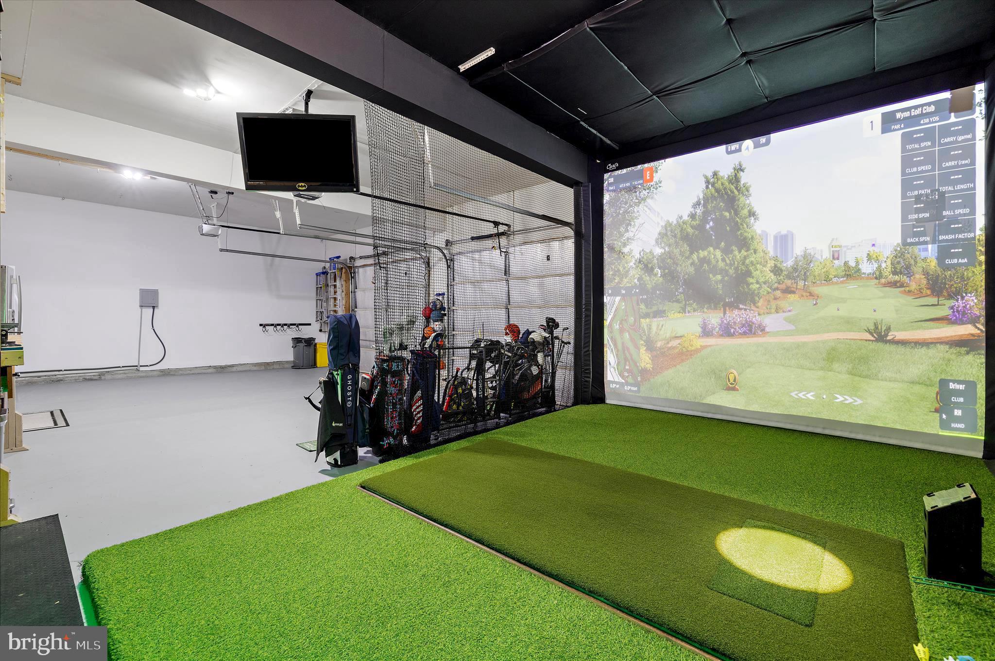 3710 Devin Court Huntingtown, MD 20639 - Photo 70 of 112 Garage 3 Currently a Golf Simulator