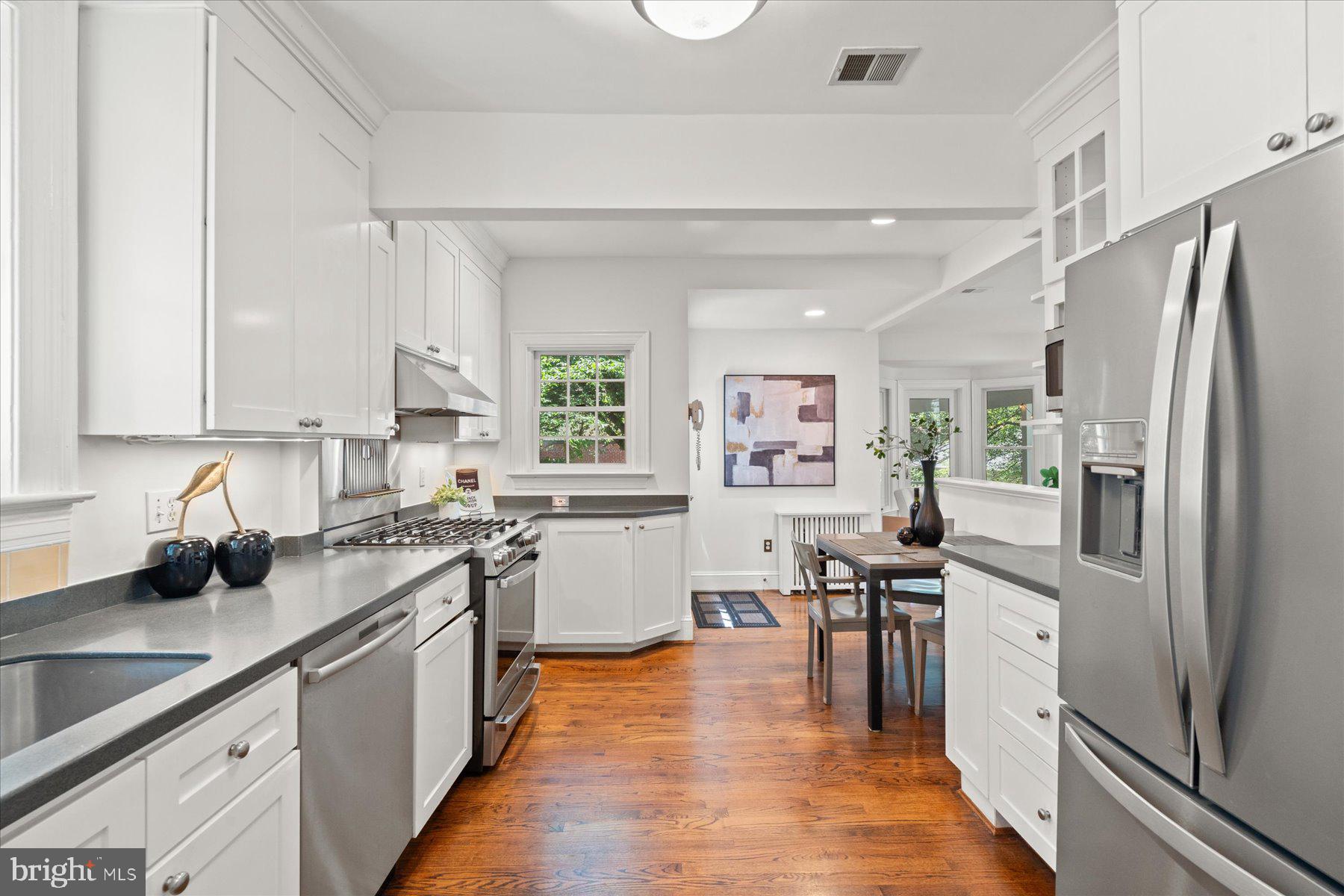 4906 46th Street Northwest Washington, DC 20016 - Photo 9 of 40 Kitchen with stainless steel appliances