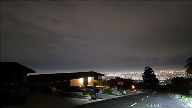 a view of city from balcony