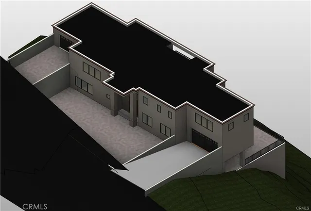 a balcony with an umbrella