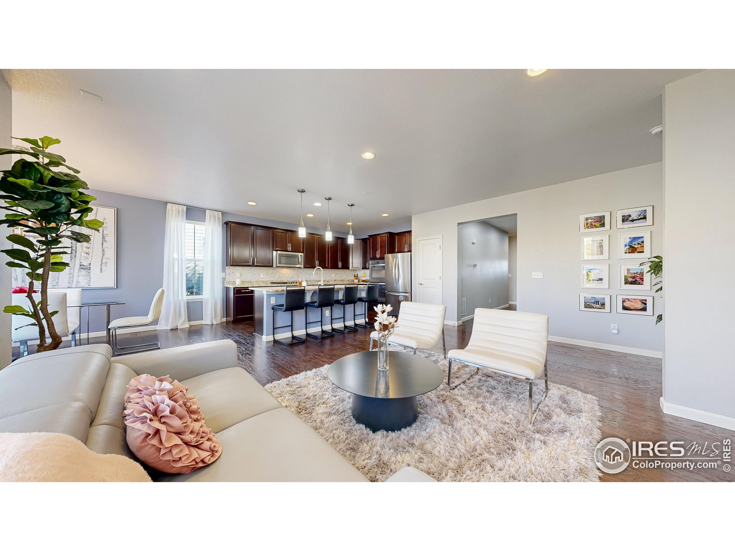 6794 Spring Rain Road Timnath, CO 80547 - Photo 4 of 49 a living room with furniture and a wooden floor