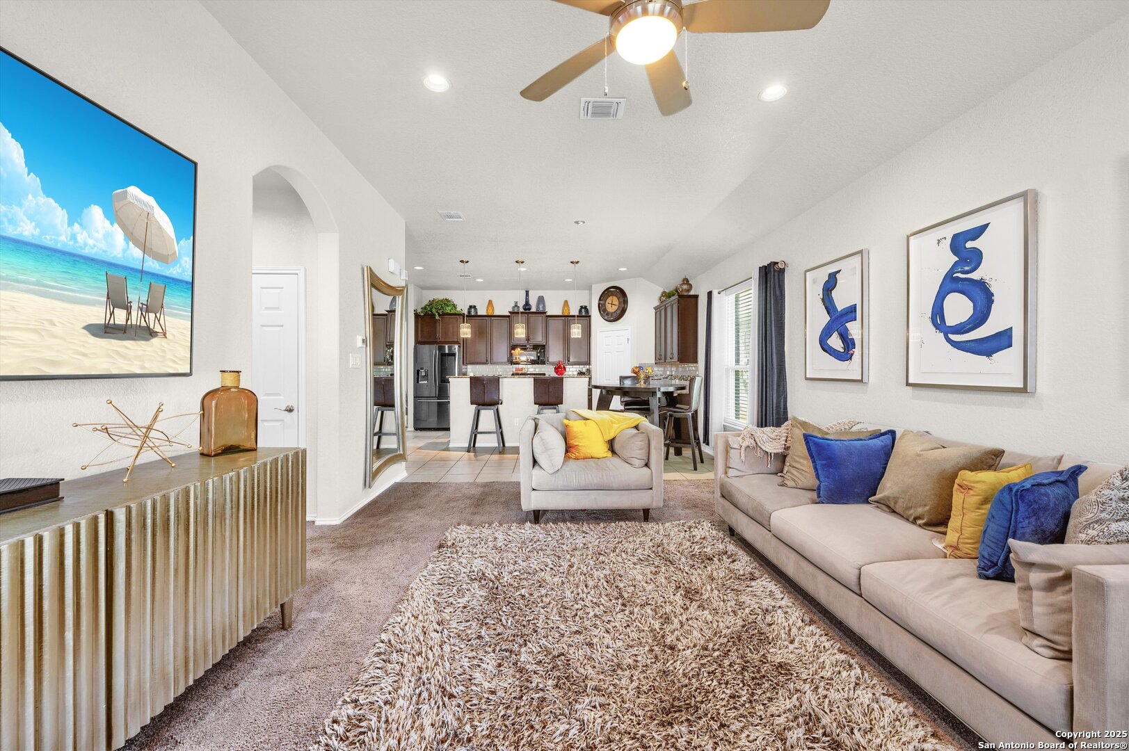 7235 Lunar Eclipse Converse, TX 78109 - Photo 8 of 29 a living room with furniture and wooden floor