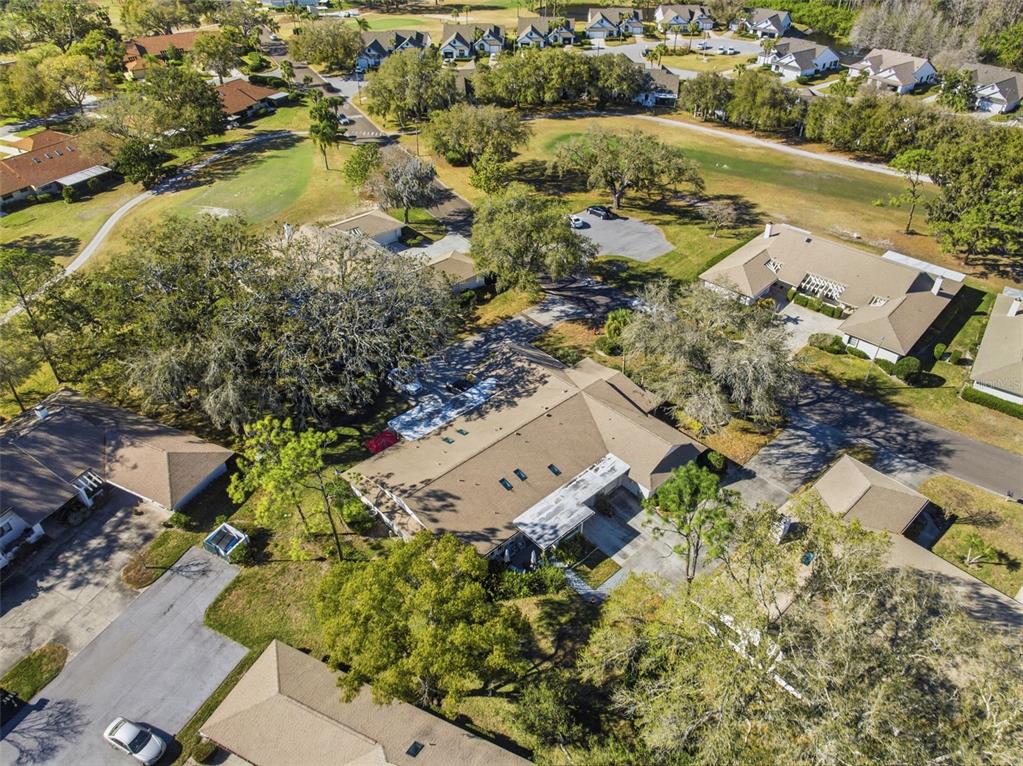 9204 Golf View Drive New Port Richey, FL 34655 - Photo 38 of 39 an aerial view of a residential houses with outdoor space