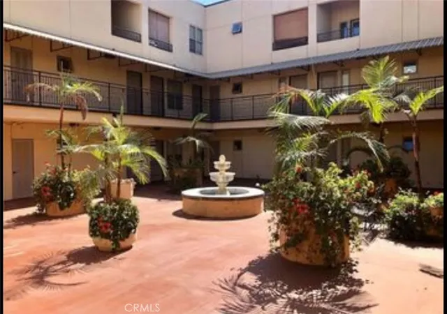 a front view of a building