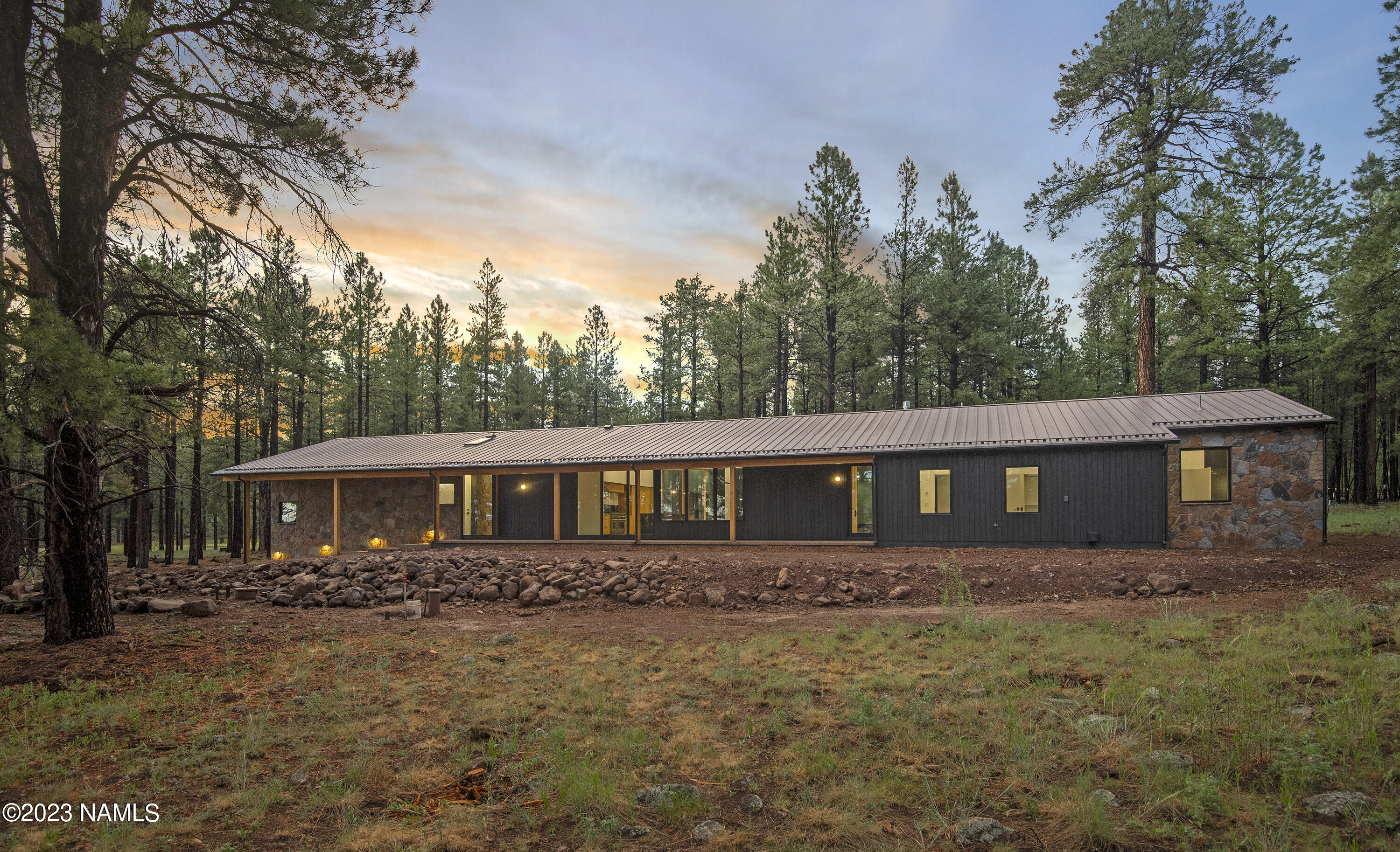 9390 North Snow Bowl Ranch Road Flagstaff, AZ 86001 - Photo 31 of 35 Front from the South #2