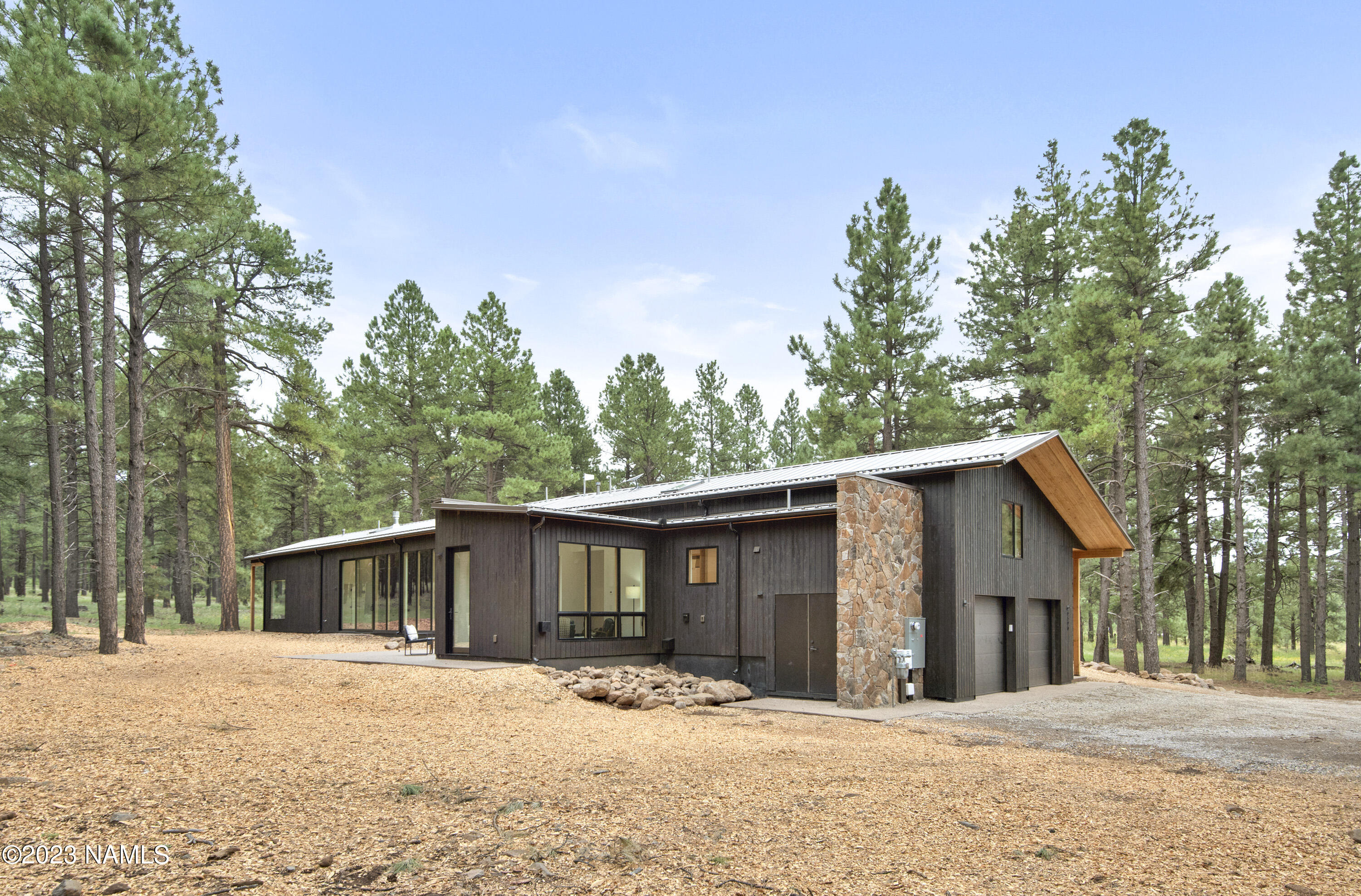 9390 North Snow Bowl Ranch Road Flagstaff, AZ 86001 - Photo 35 of 35 Back of the House from the NW